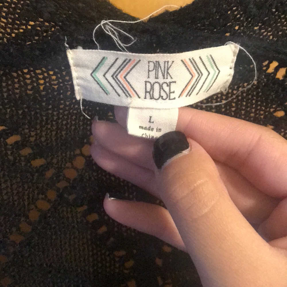 COPY - Pink Rose cardigan - Picture 2 of 2